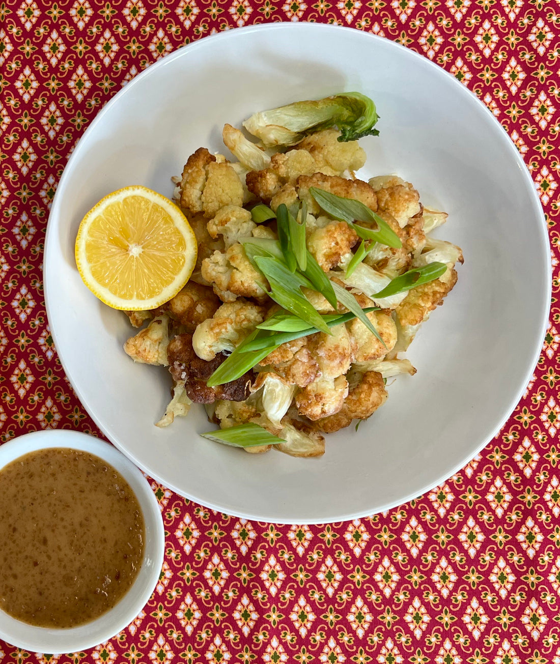 Thai Peanut Sauce Cauliflower